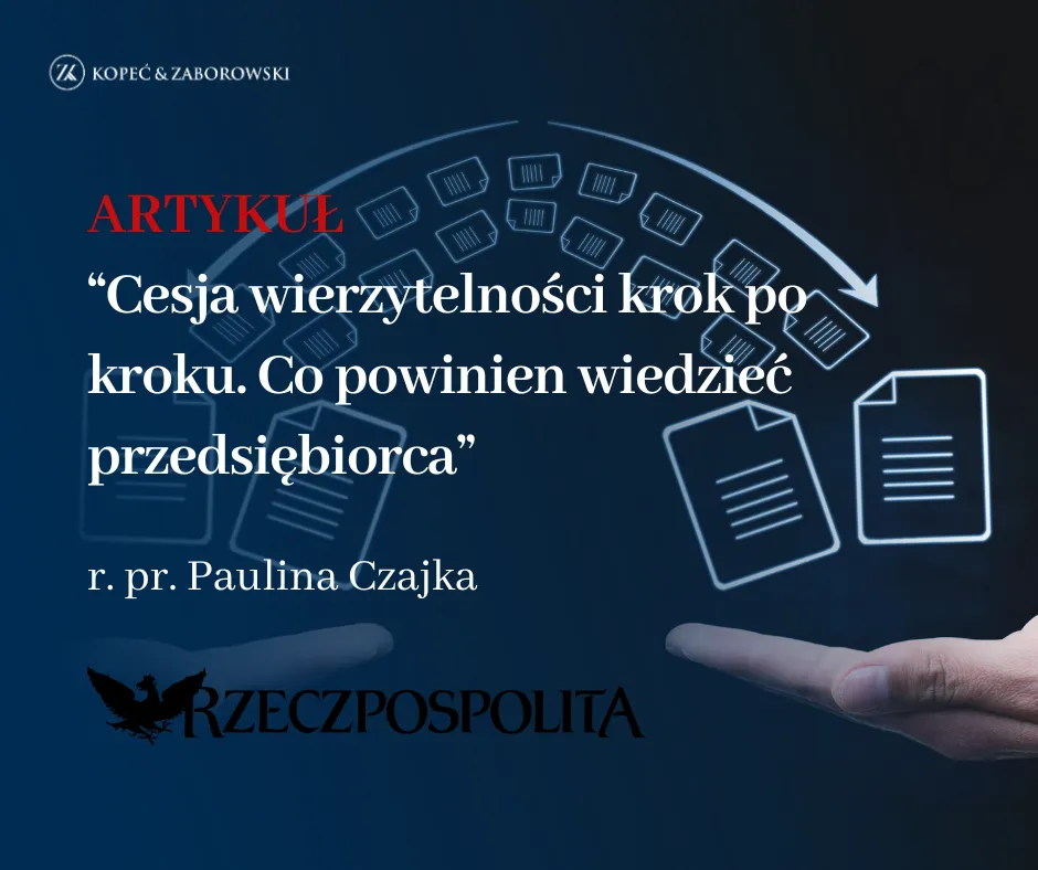 To trzeba wiedzieć o cesji wierzytelności